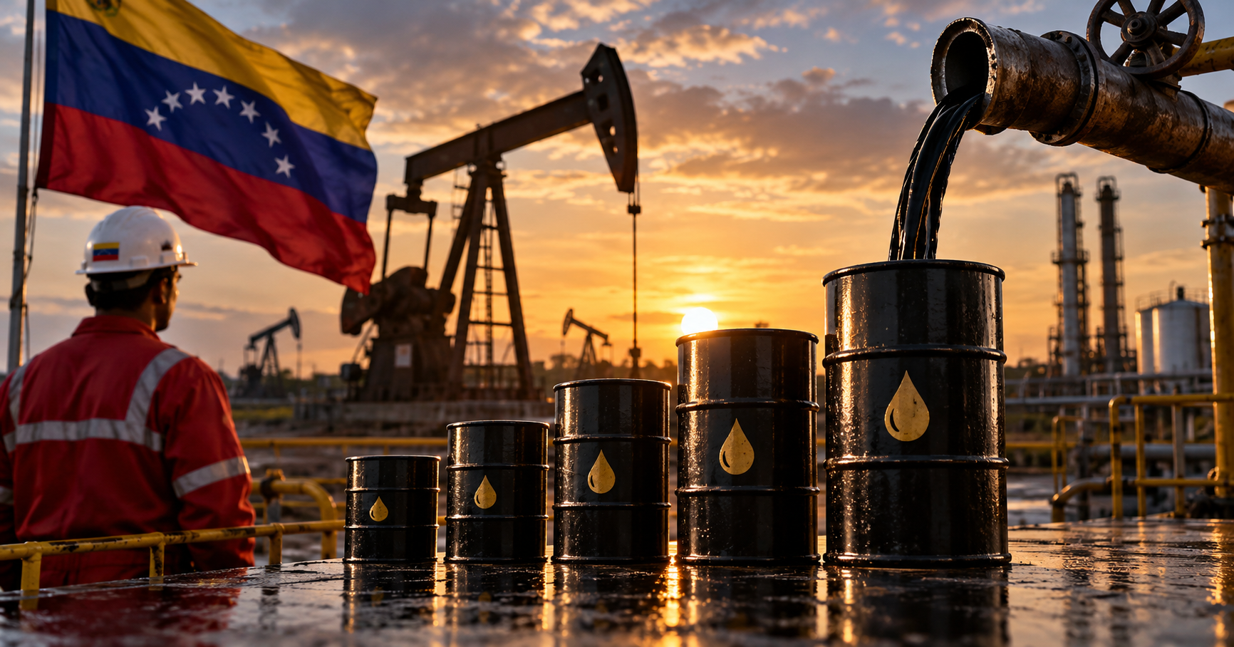 PRODUCCIÓN PETROLERA EN VENEZUELA ROMPE LA BARRERA DE 1,2 MILLONES DE BARRILES DIARIOS