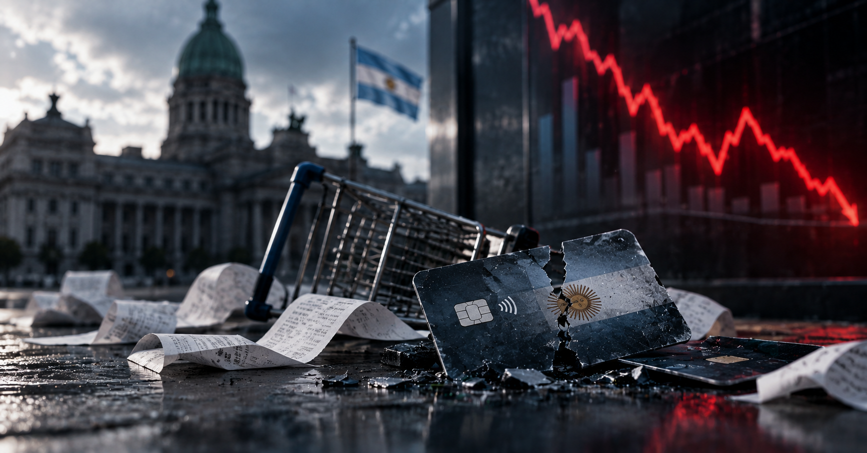 EL DESPLOME DEL CRÉDITO AL CONSUMO EN ARGENTINA EXPONE EL IMPACTO DE LAS ALTAS TASAS DE INTERÉS LOCALES