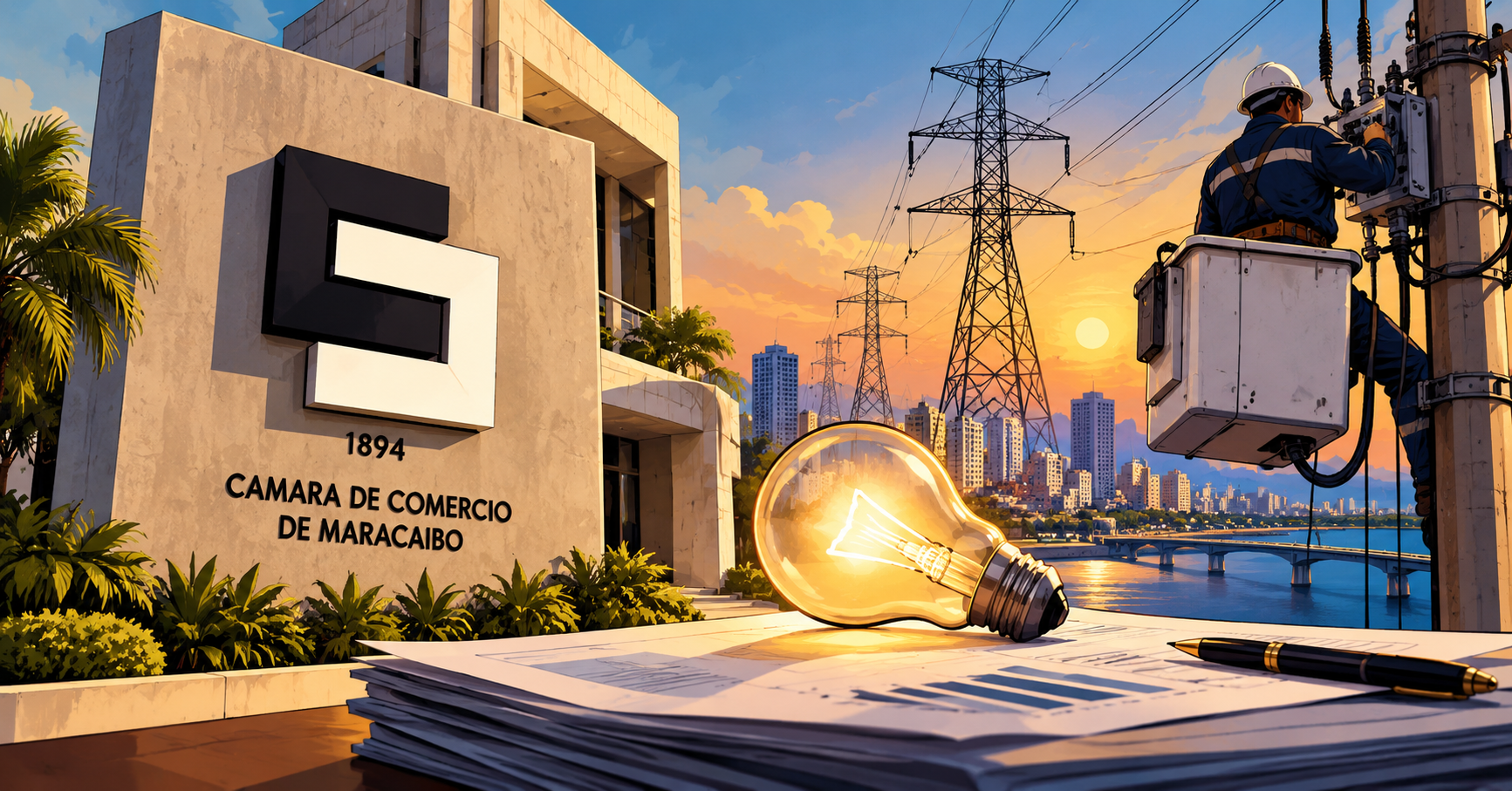 CÁMARA DE COMERCIO DE MARACAIBO EXIGE UN NUEVO MODELO PARA EL SECTOR ELÉCTRICO