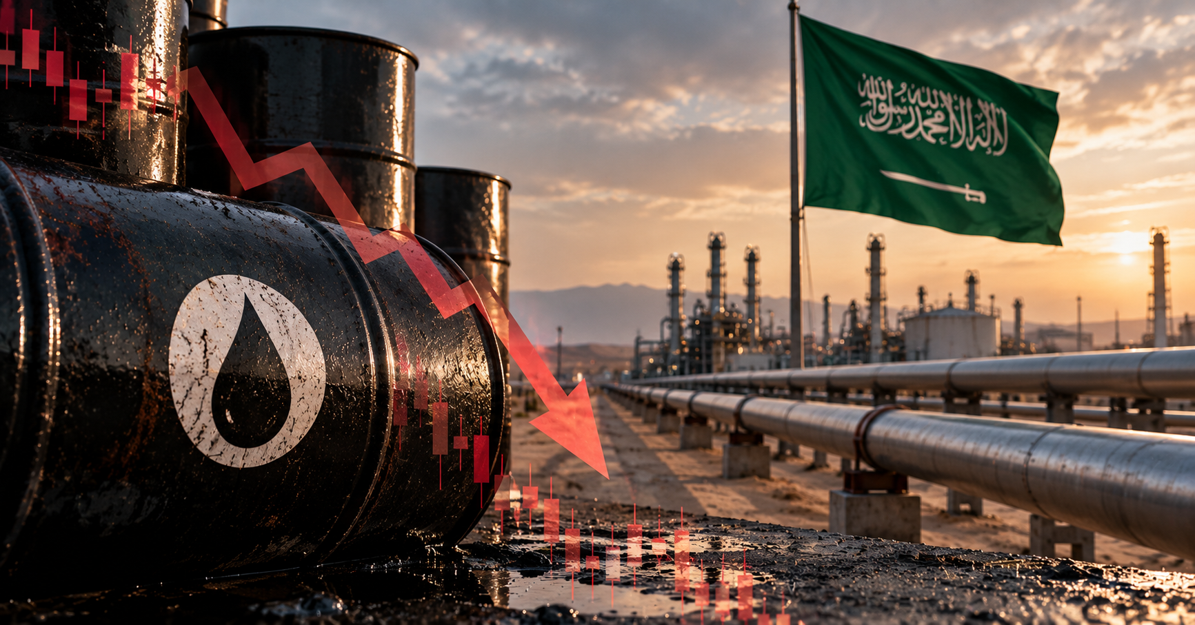 EL PRECIO DEL PETRÓLEO CAE ANTE EXPECTATIVAS DE REAPERTURA DE OLEODUCTO EN ARABIA SAUDITA