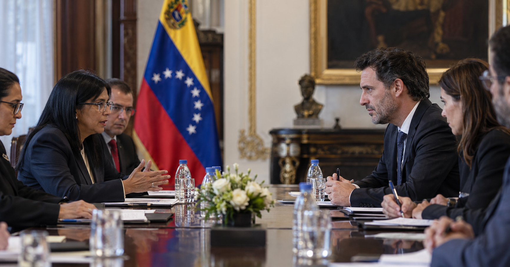 DELCY RODRÍGUEZ CONVERSA CON HUMAN RIGHTS WATCH EN CARACAS SOBRE PLURALIDAD DE EXPRESIÓN
