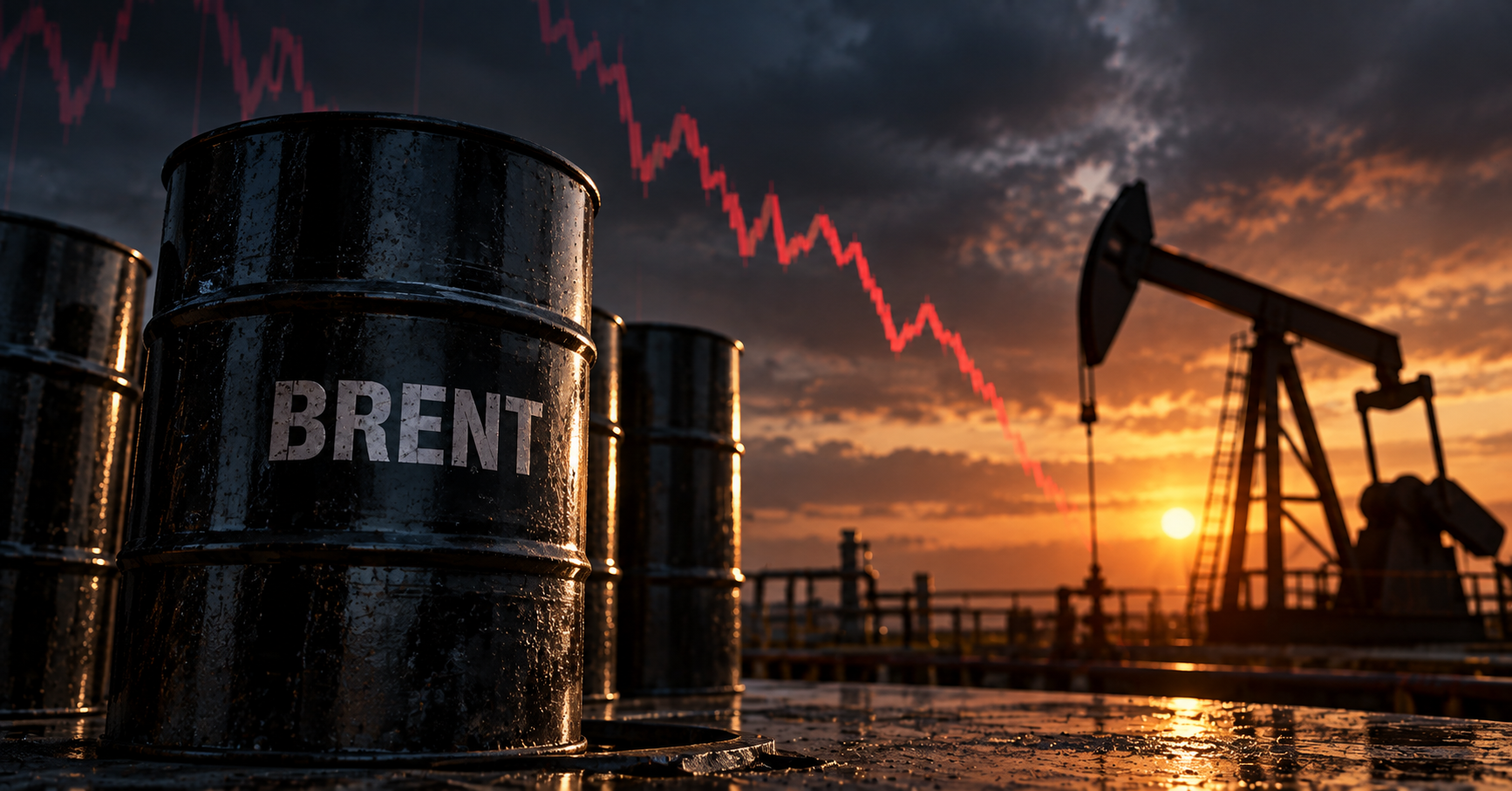 EL BARRIL DE BRENT INTERRUMPE SU RACHA ALCISTA DE CINCO SESIONES Y CAE A 104,61 DÓLARES