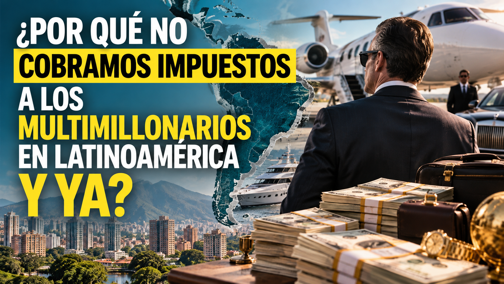¿POR QUÉ NO COBRAMOS IMPUESTOS A LOS MULTIMILLONARIOS EN LATINOAMÉRICA Y YA?