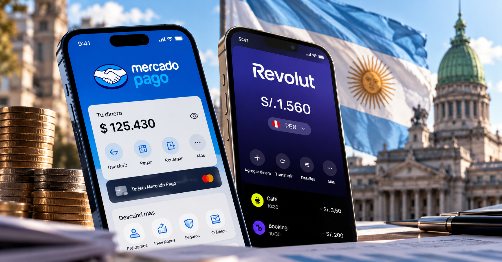 MERCADO PAGO Y REVOLUT OBTENDRÁN LICENCIA BANCARIA EN ARGENTINA