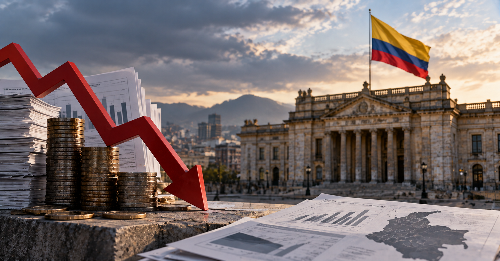 COLOMBIA ENFRENTA UN ESCENARIO DE DÉFICIT FISCAL DE HASTA EL 9 % SEGÚN PROYECCIONES OFICIALES