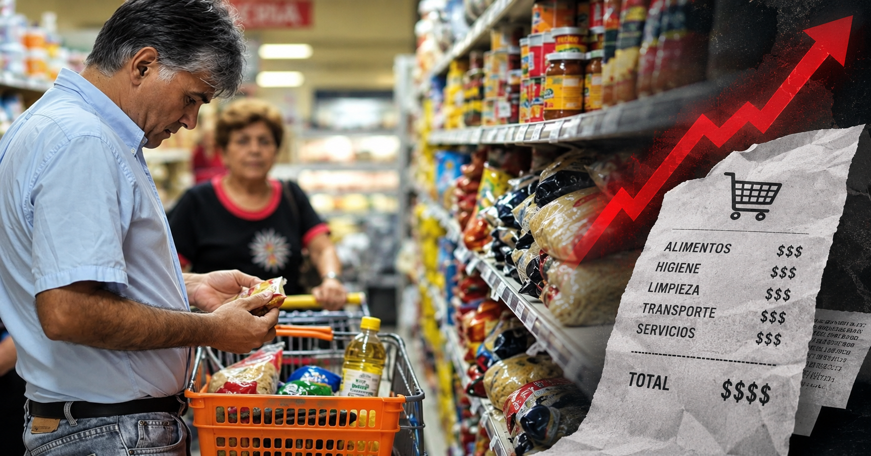 LA CANASTA ALIMENTARIA FAMILIAR SUPERA LOS 755 DÓLARES EN AGOSTO