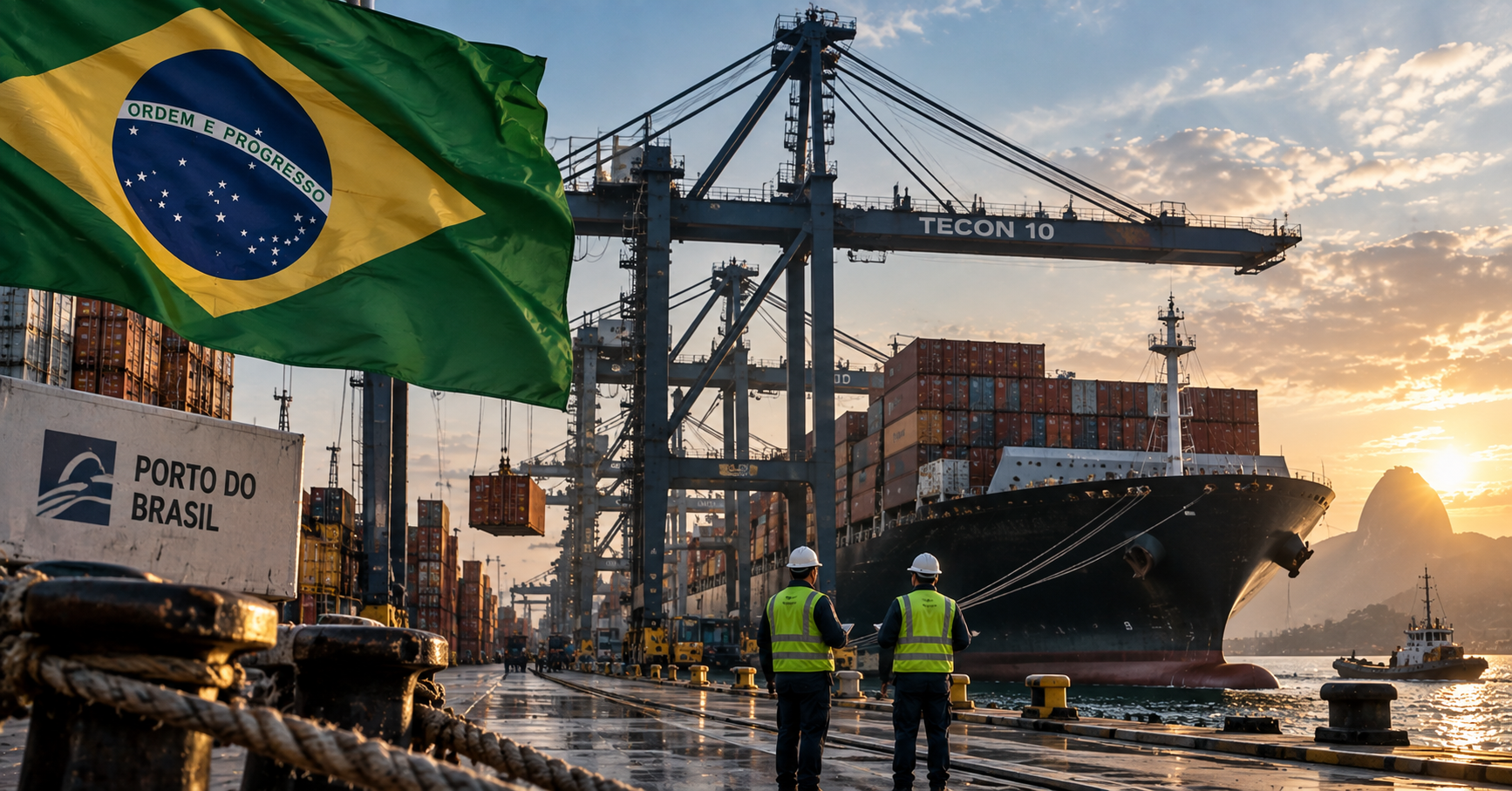 EMPRESAS BRASILEÑAS BUSCAN DESTRABAR LA LICITACIÓN DE LA TERMINAL PORTUARIA TECON 10 EN BRASIL