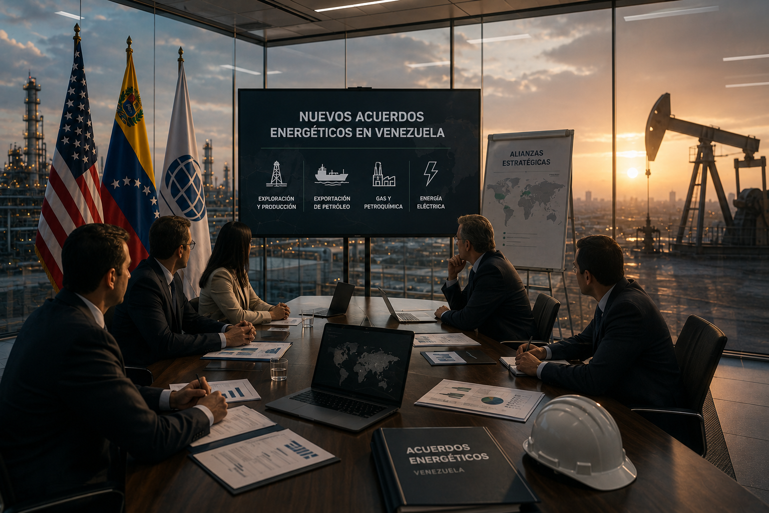 EMPRESAS INTERNACIONALES PREPARAN NUEVOS ACUERDOS ENERGÉTICOS EN VENEZUELA