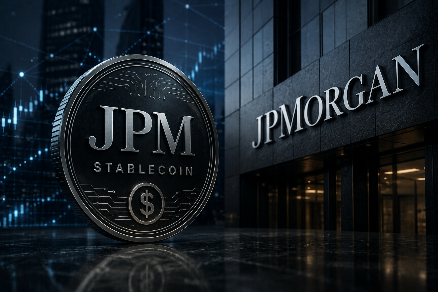 JPMORGAN ESTUDIA LANZAR SU PROPIA CRIPTOMONEDA ESTABLE EN MEDIO DE UN GIRO BANCARIO GENERALIZADO