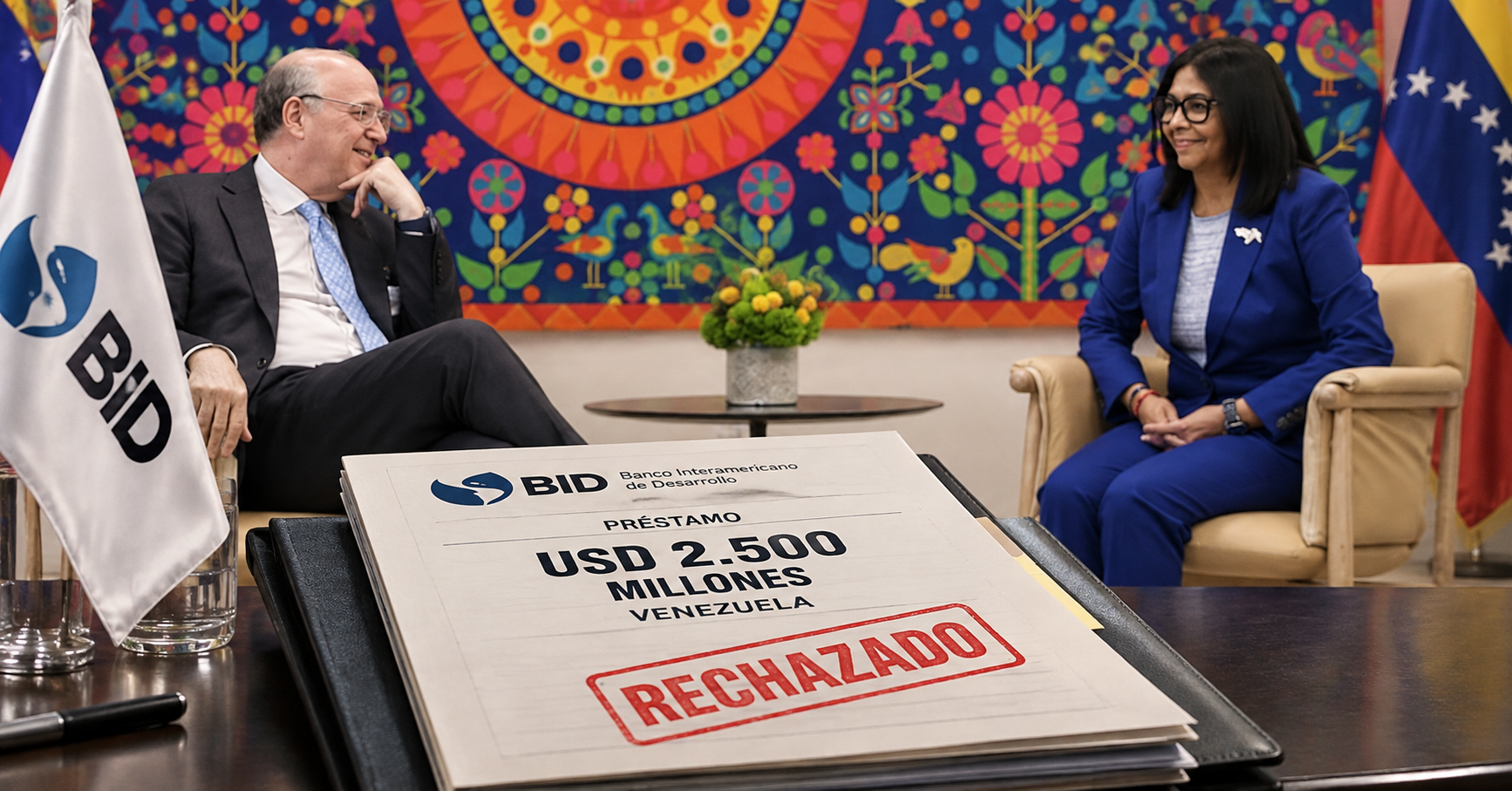 DIRECTIVOS DEL BID FRENAN PRÉSTAMO DE 2.500 MILLONES A VENEZUELA