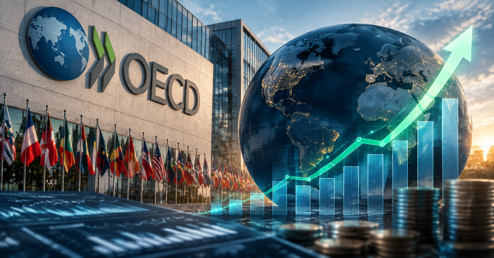 LA OCDE ELEVA AL 2,9 % LA PREVISIÓN DE CRECIMIENTO GLOBAL PARA 2026