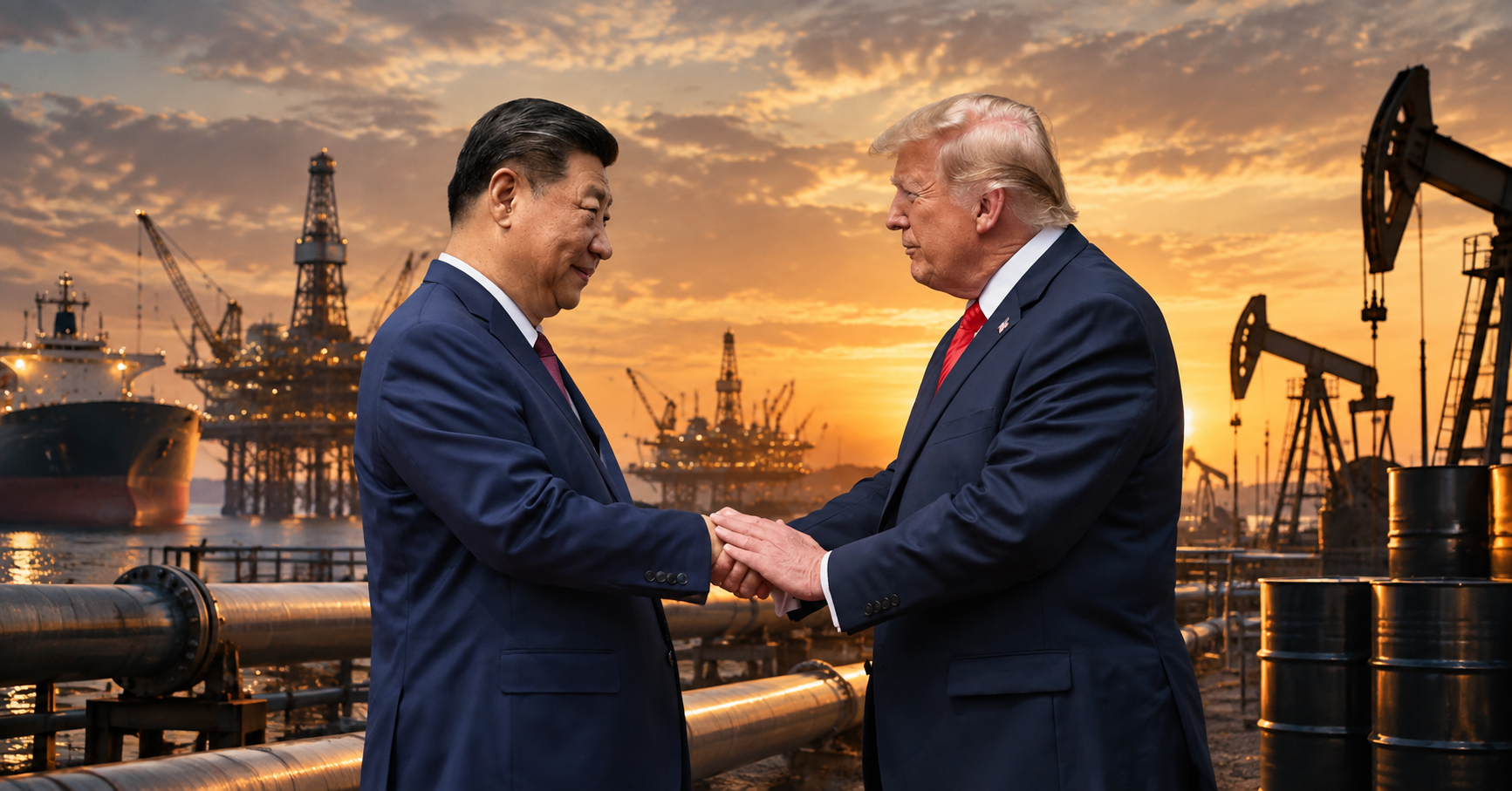 TRUMP Y EL PRESIDENTE DE CHINA SE REÚNEN MIENTRAS EL PETRÓLEO DISPARA