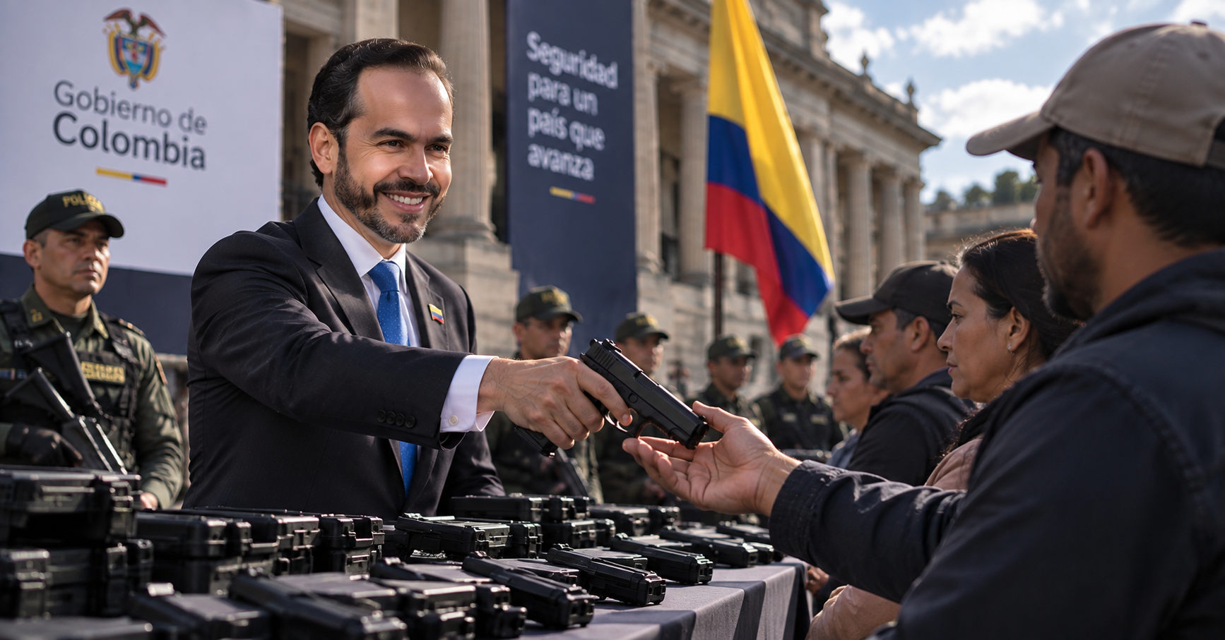 COLOMBIA LEVANTA LA SUSPENSIÓN GENERAL PARA EL PORTE DE ARMAS DE FUEGO