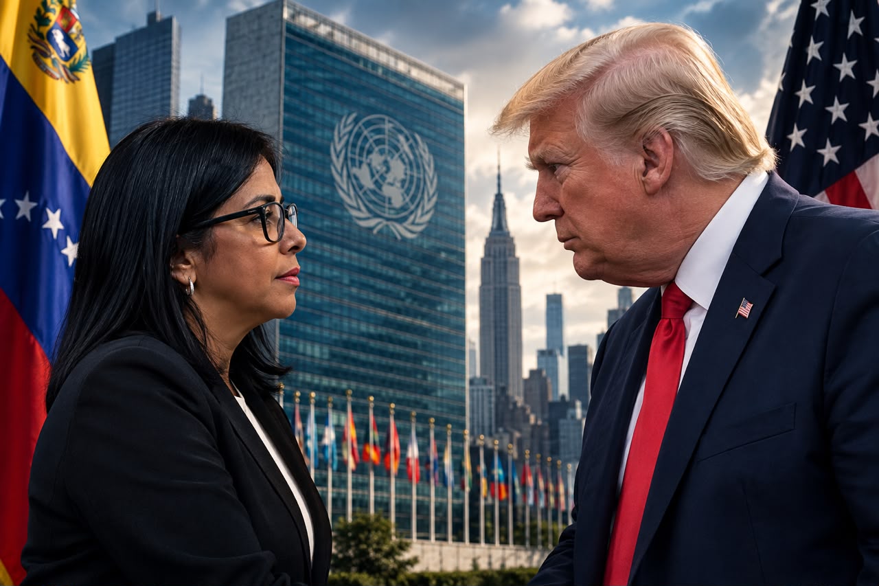 DELCY RODRÍGUEZ PLANEA ASISTIR A LA ASAMBLEA GENERAL DE LA ONU EN NUEVA YORK