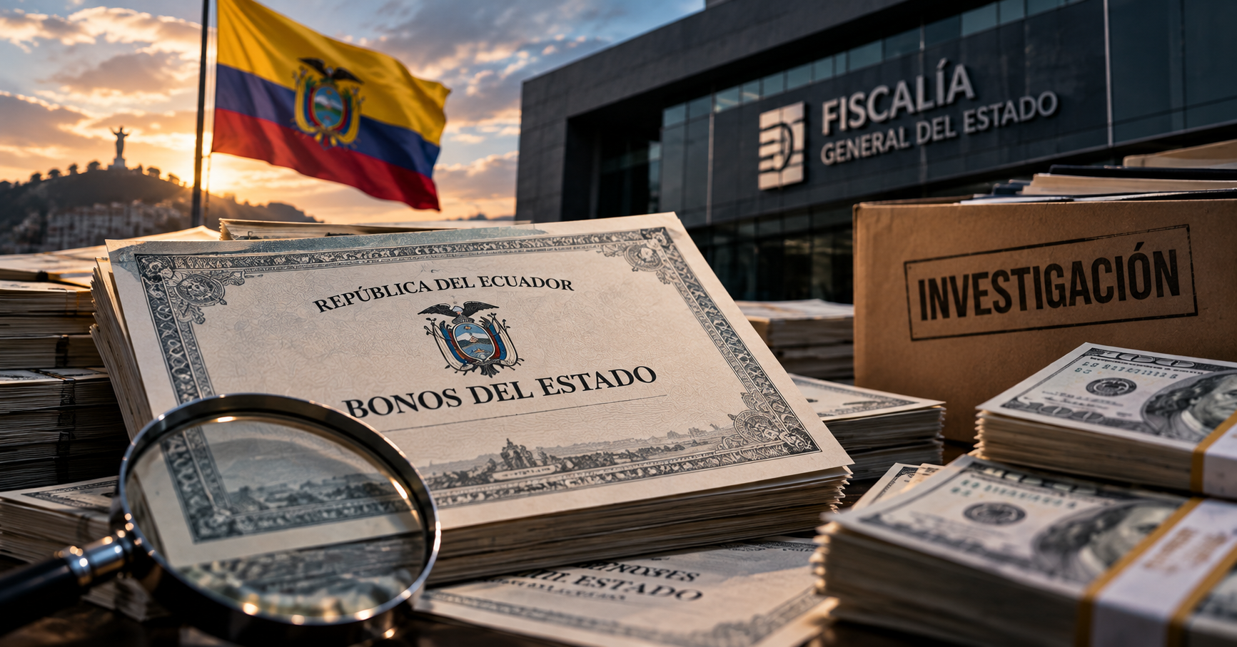 LA FISCALÍA DE ECUADOR INVESTIGA EL DESVÍO MILLONARIO DE BONOS DEL ESTADO
