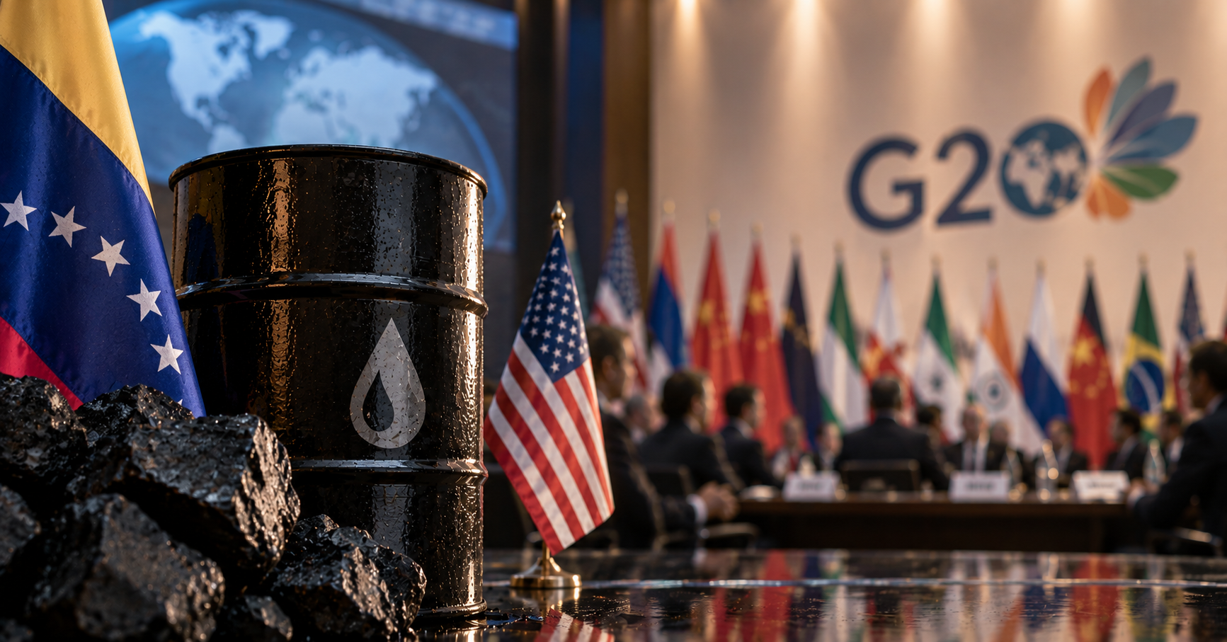 EE. UU. PROMUEVE EL PETRÓLEO Y CARBÓN DE VENEZUELA EN LA CUMBRE DEL G20