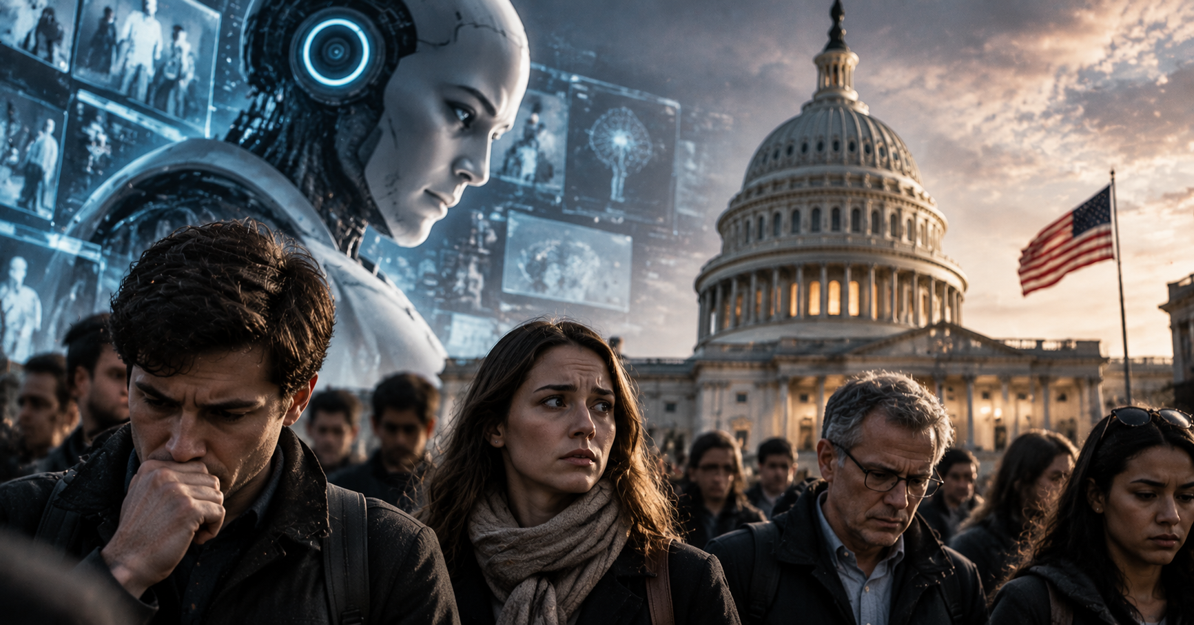 EL 75% DE LOS ESTADOUNIDENSES TEME EL AVANCE DE LA INTELIGENCIA ARTIFICIAL