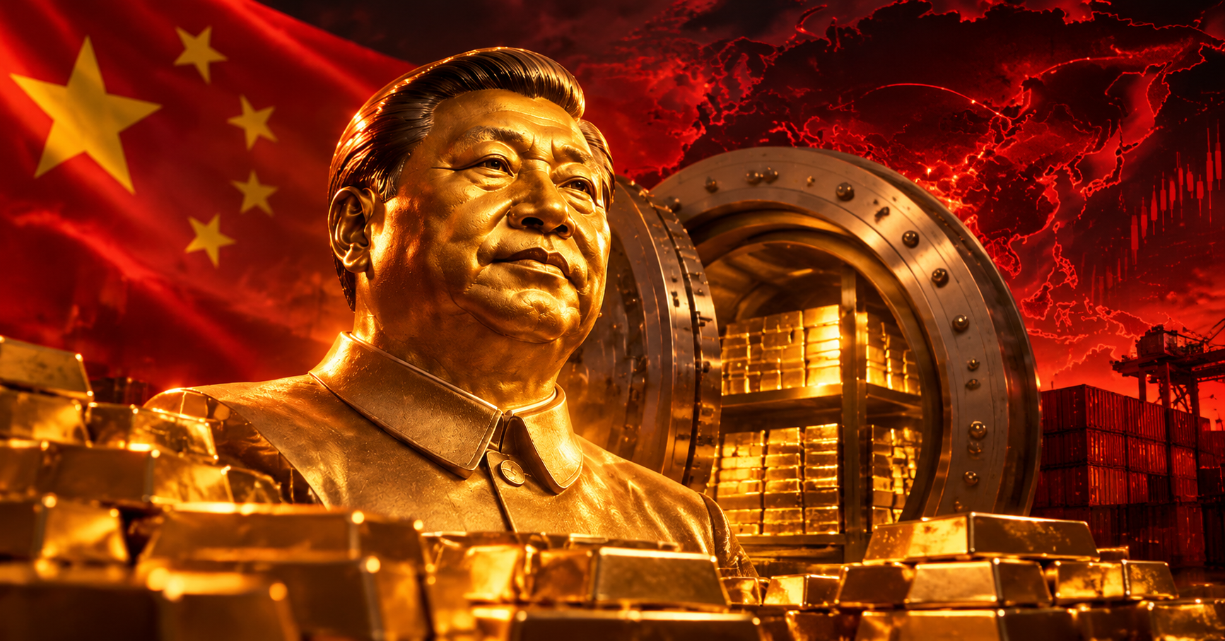 CHINA DUPLICARÁ SUS COMPRAS OFICIALES DE ORO