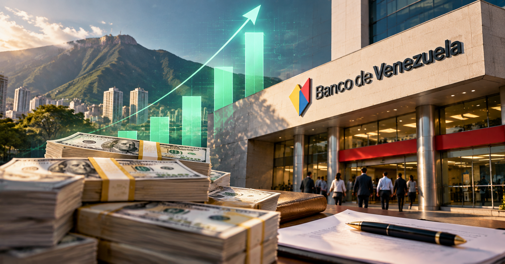 EL BANCO DE VENEZUELA SUPERA LOS 1.000 MILLONES DE DÓLARES EN CRÉDITOS