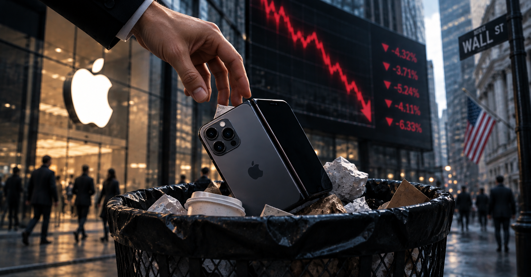 EL LANZAMIENTO DEL IPHONE PLEGABLE PONE A PRUEBA A APPLE ANTE LAS EXIGENCIAS DE WALL STREET EN EE. UU.