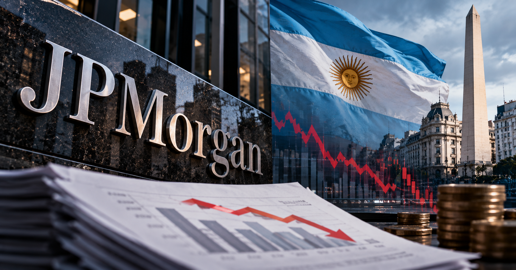 JP MORGAN RECORTA AL 1,5% LA PREVISIÓN DE CRECIMIENTO EN ARGENTINA