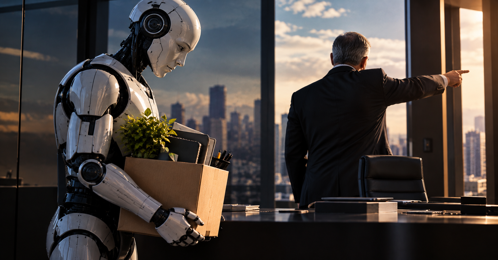 LA INTELIGENCIA ARTIFICIAL NO TE QUITARÁ EL EMPLEO, PERO EL PRESIDENTE DE UNA EMPRESA SÍ
