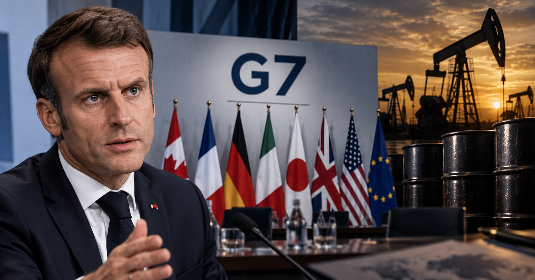 MACRON CONVOCARÁ AL G7 PARA DEBATIR LIBERACIÓN DE RESERVAS PETROLERAS