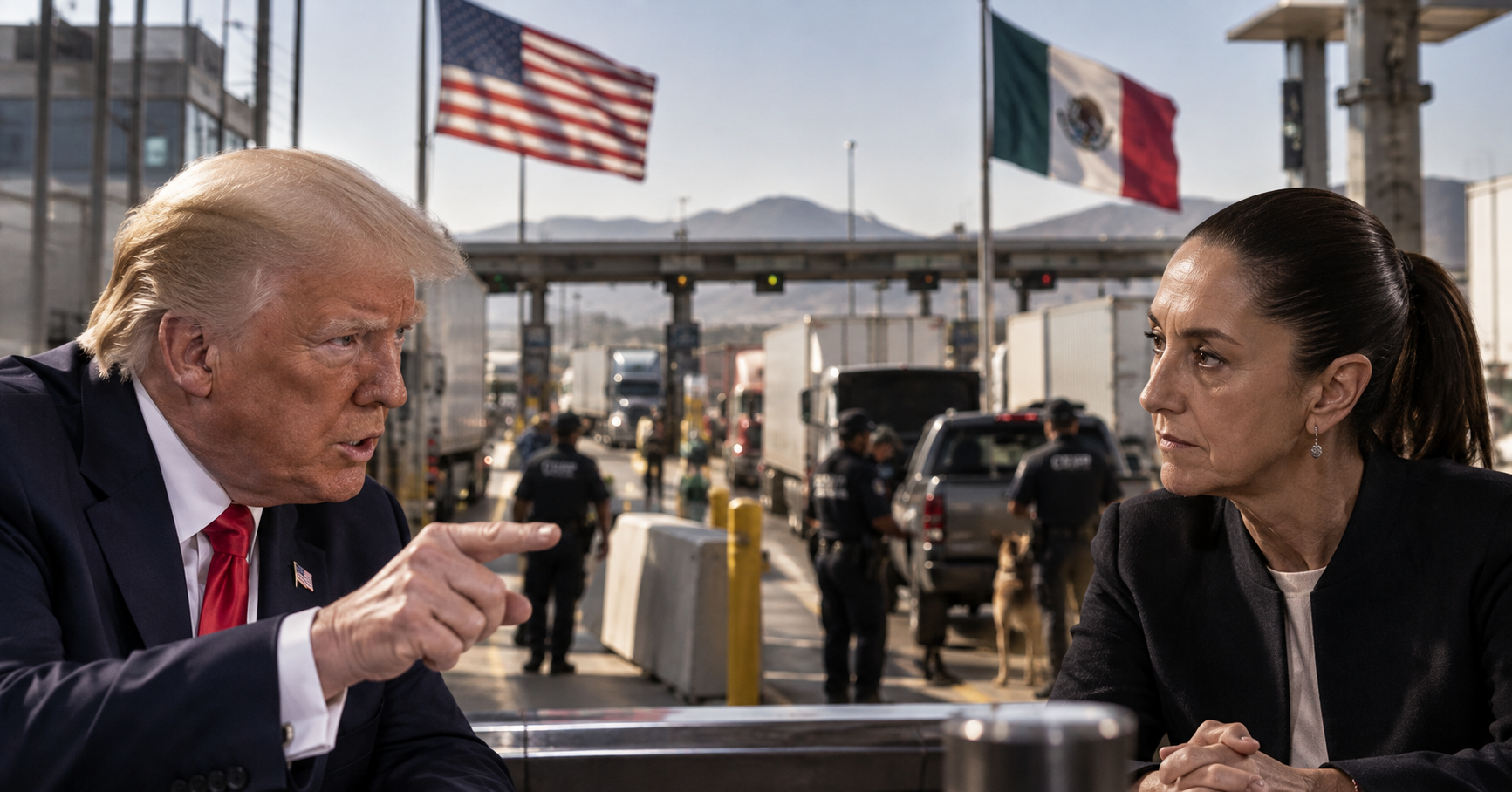 TRUMP EXIGE A MEXICO COMBATIR LA CORRUPCION LIGADA A LOS CARTELES Y REFORZAR EL CONTROL ADUANERO