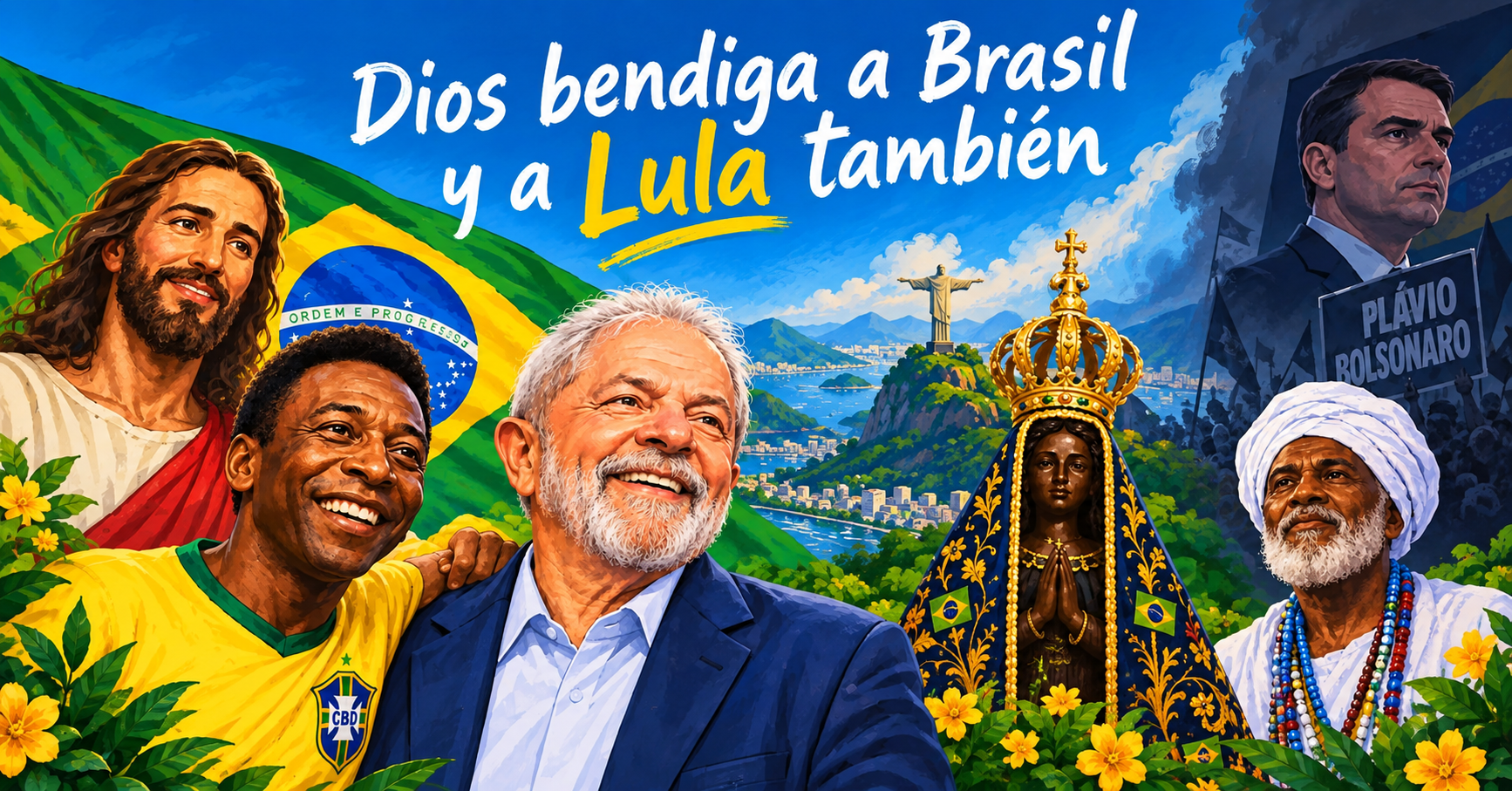 DIOS BENDIGA A BRASIL Y A LULA TAMBIÉN