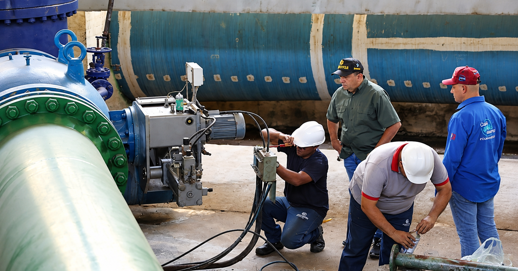 Culminan trabajos en el Sistema Tuy III para restituir el servicio de agua