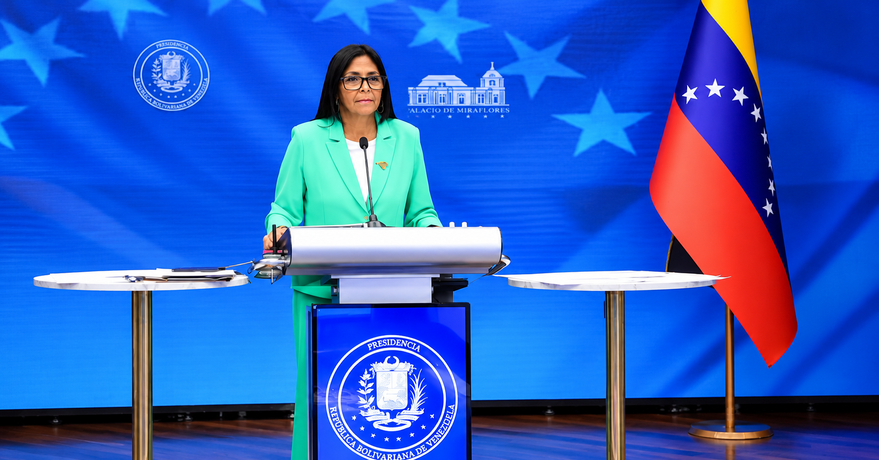 DELCY RODRÍGUEZ Y RODRIGO PAZ EN EL FORO MUNDIAL DE LA ALIMENTACIÓN