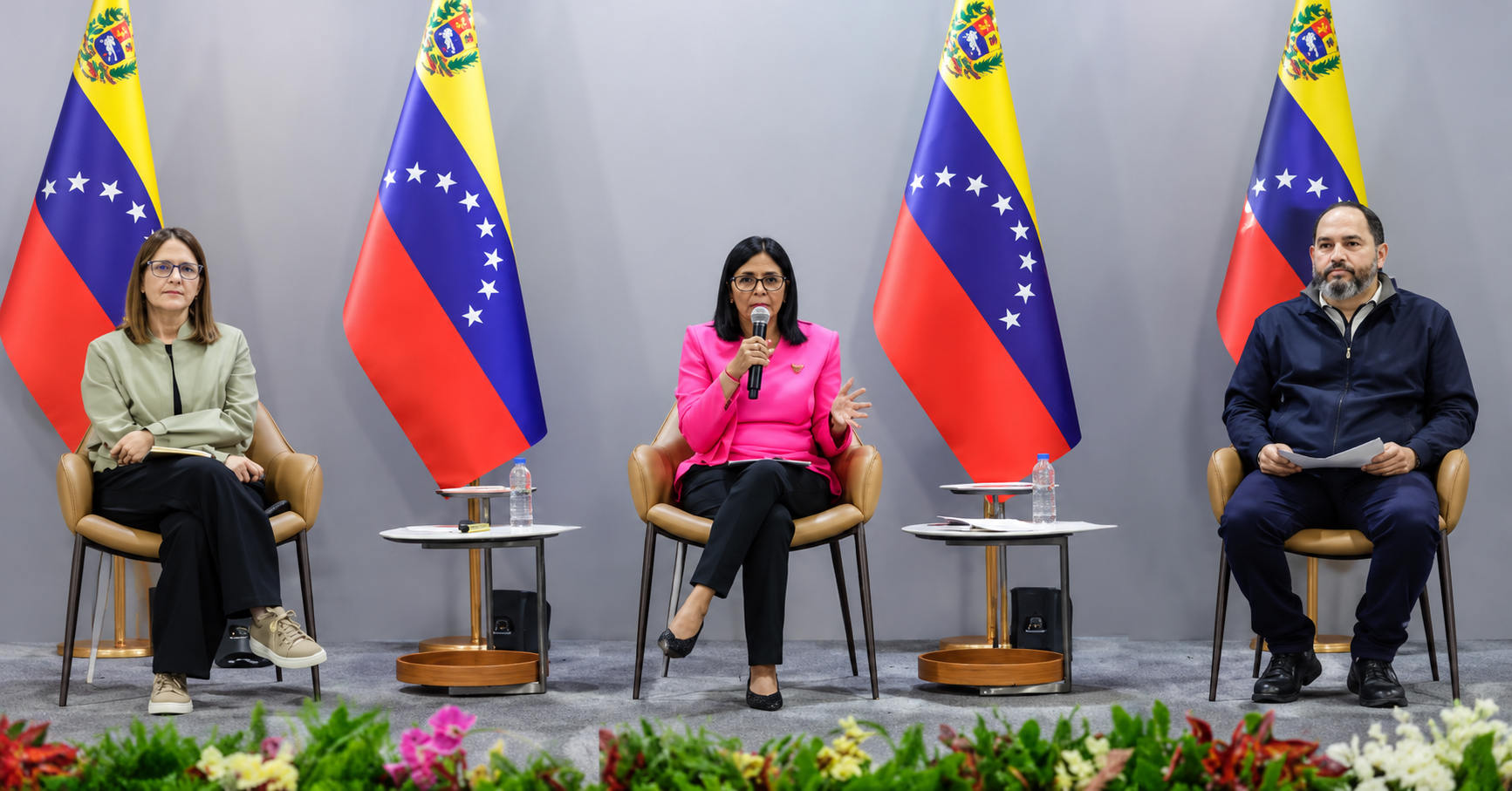 Acting President Delcy Rodríguez addresses closing of 2026 Energy, Oil and Gas Conference