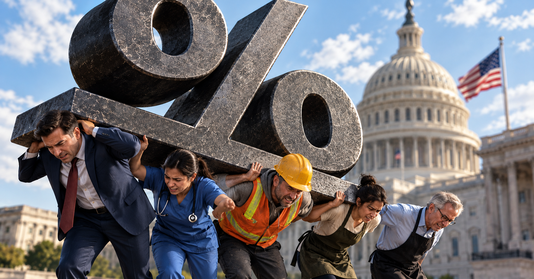 En Estados Unidos el precio del dinero aprieta a todos