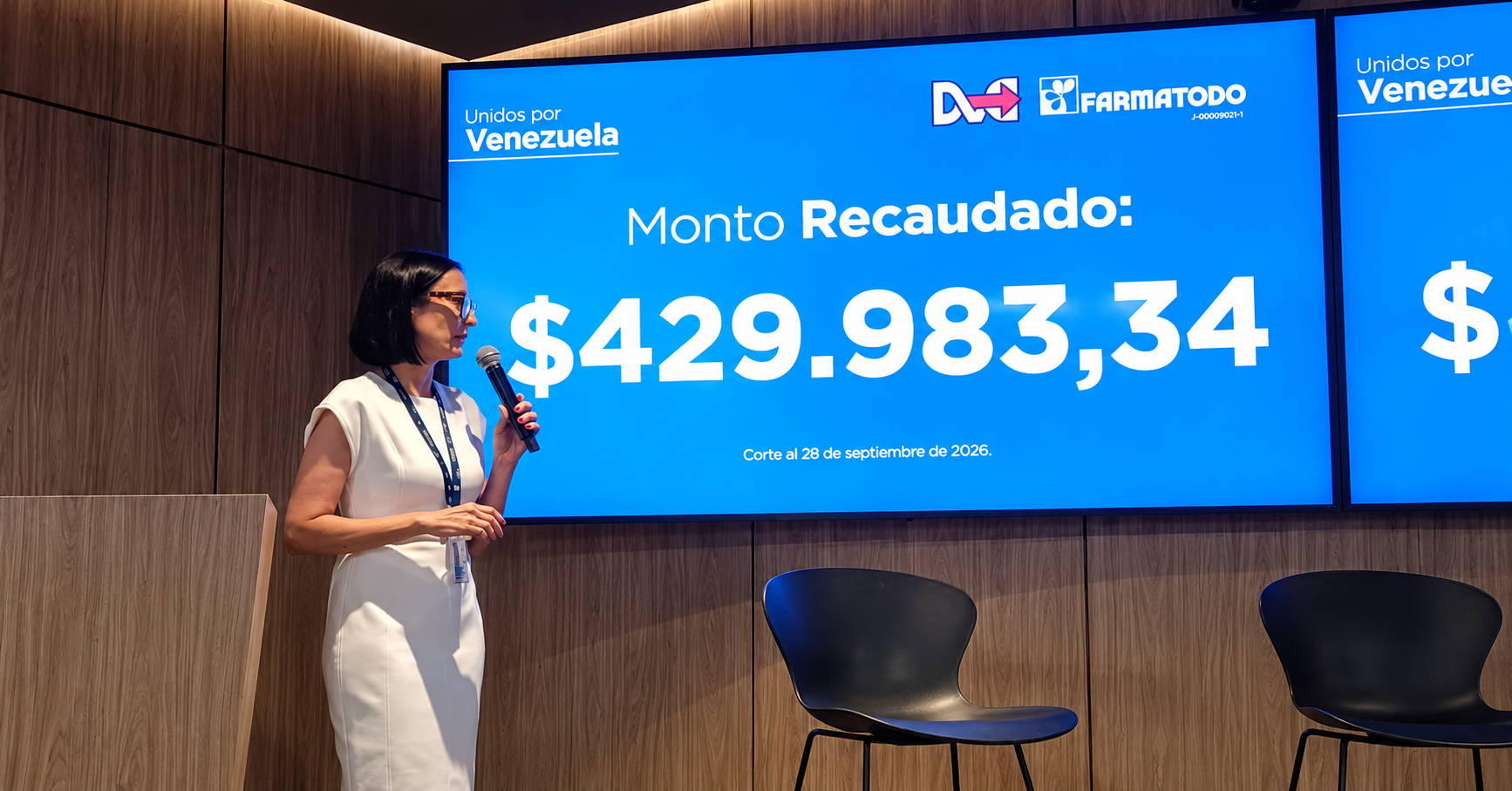 Farmatodo recauda 429.000 dólares con su Botón de Donación Digital