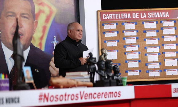Diosdado Cabello califica de show el regreso de María Corina Machado