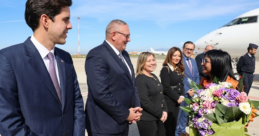 Delcy Rodríguez llegó al Foro Mundial de la FAO en Roma