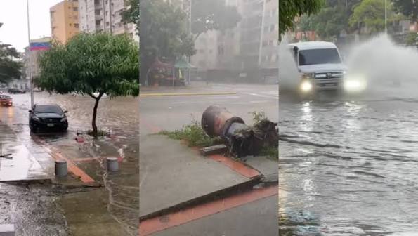 Fuertes lluvias afectan Caracas: INAMEH prevé más precipitaciones esta semana.