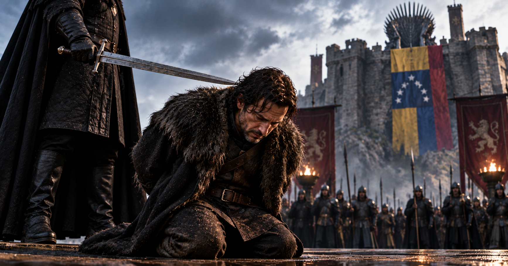 El dilema de la rodilla: Lo que la ejecución de Mance Rayder en Game of Thrones nos enseña sobre la política en Venezuela.