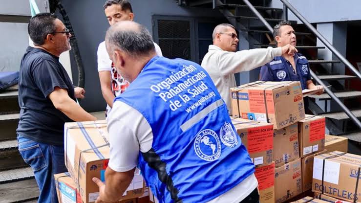 La OPS y la OMS donan insumos médicos en La Guaira y Miranda