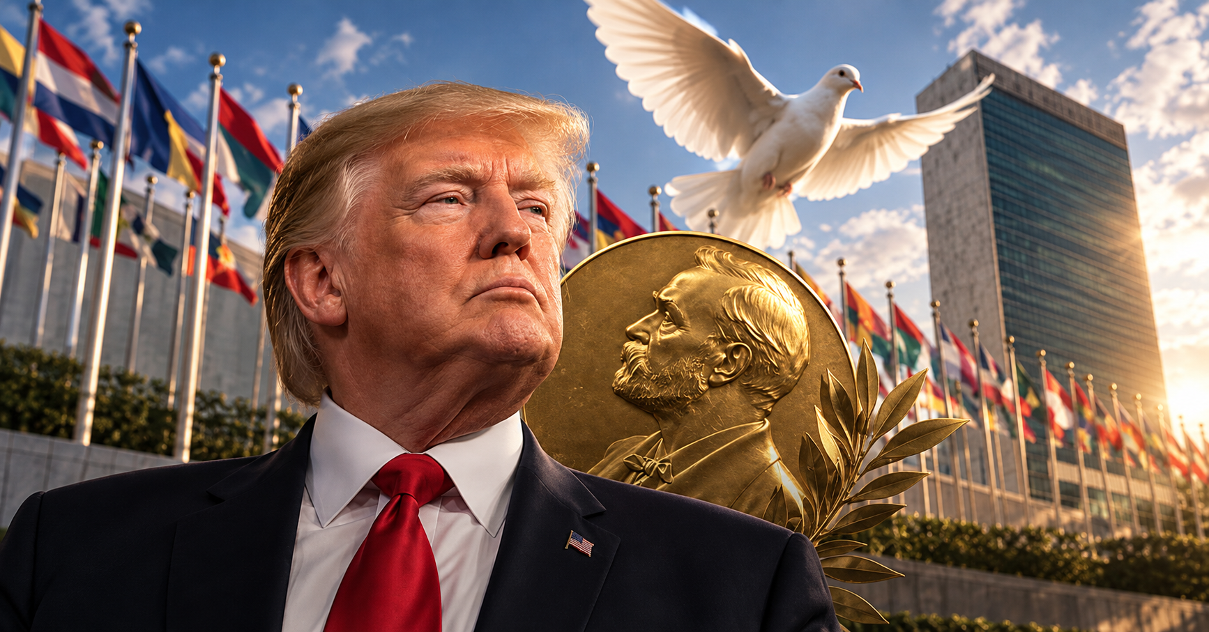 Trump vuelve a pedir su Premio Nobel de la Paz